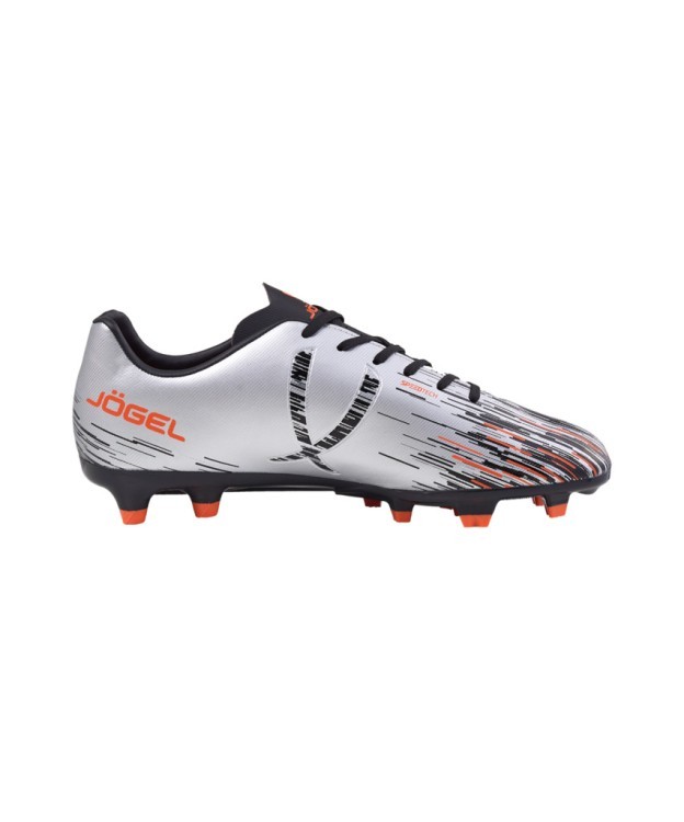 БЕЗ УПАКОВКИ Бутсы футбольные JÖGEL Rapido FG Silver/black (2134143) БЕЗ УПАКОВКИ Бутсы футбольные JÖGEL Rapido FG Silver/black (2134143)