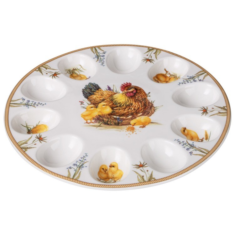 Блюдо для 10 яиц lefard "sunday" 25 см Lefard (85-2096)