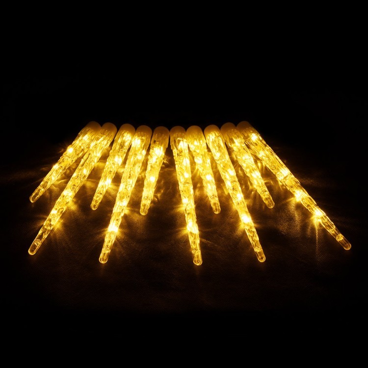 Уличная светодиодная гирлянда (теплый свет) Vegas Сосульки 40 LED, 10 штук, 2х0,3 м, 24V 55036 (64421) Уличная светодиодная гирлянда (теплый свет) Vegas Сосульки 40 LED, 10 штук, 2х0,3 м, 24V 55036 (64421)