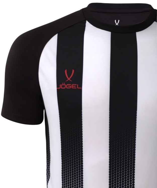 Футболка игровая JÖGEL CAMP Striped Jersey, белый/черный (1745216)