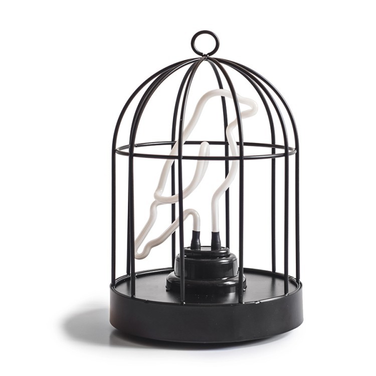 Светильник неоновый bird in a cage (58569)