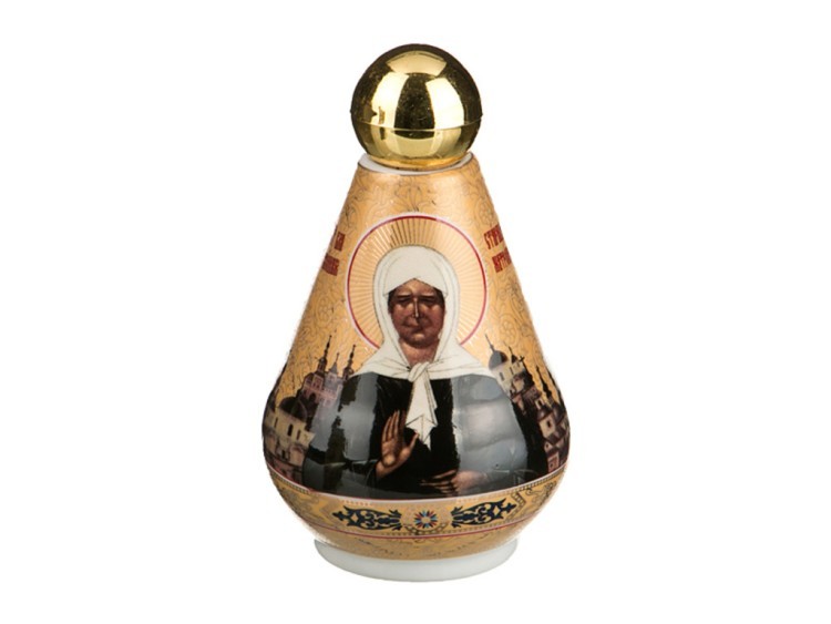 Бутылочка "для святой воды" 100 мл.высота=10,5 см. (кор=72шт.) Lefard (55-3017)