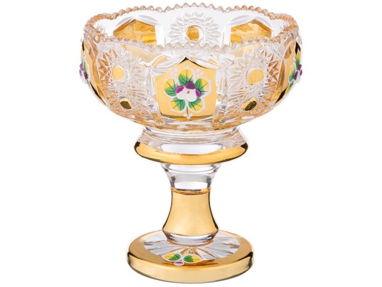 Конфетница "голден" диаметр=12,5 см. высота=14 см. Lefard (195-144)