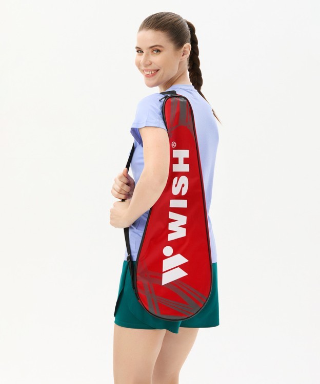 Ракетка для бадминтона WISH Carbon Pro 98, серый/зеленый (2119125)