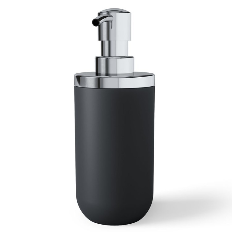 Диспенсер для жидкого мыла junip, 380 мл, черный (66973)