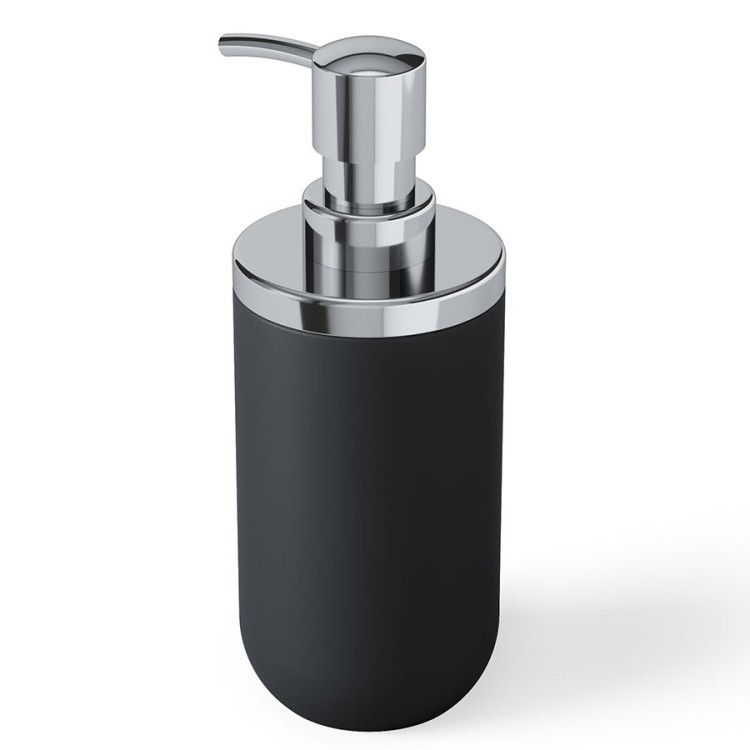 Диспенсер для жидкого мыла junip, 380 мл, черный (66973)