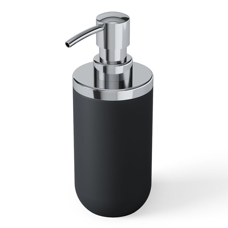 Диспенсер для жидкого мыла junip, 380 мл, черный (66973)