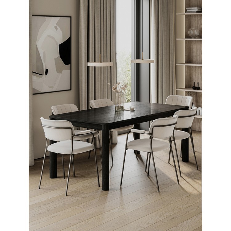 Стул eirill, велюр, серо-бежевый (74017)