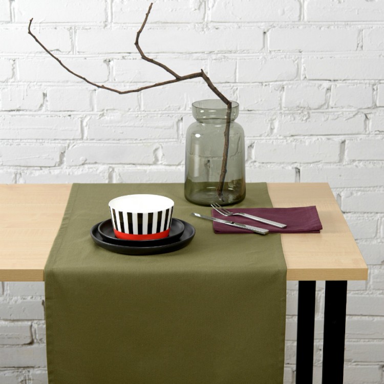 Салфетка под приборы из умягченного льна с декоративной обработкой бордового цвета essential, 35х45 см (63126)
