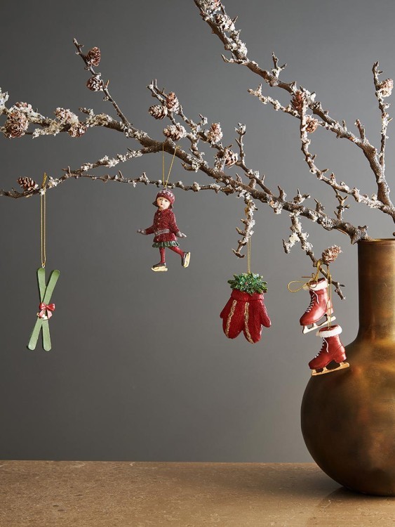 Набор ёлочных украшений heritage holidays из коллекции new year essential, 5 шт. (79337)