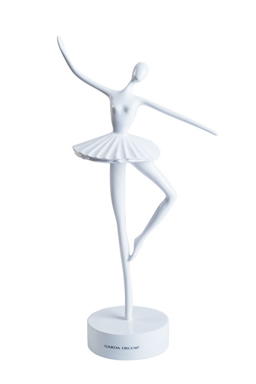 Статуэтка "Балерина" белая 12*10*37см (TT-00002303)