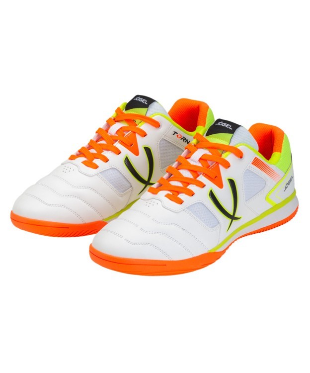 Бутсы зальные JÖGEL Tornado 2.0 White/orange (2112696) Бутсы зальные JÖGEL Tornado 2.0 White/orange (2112696)