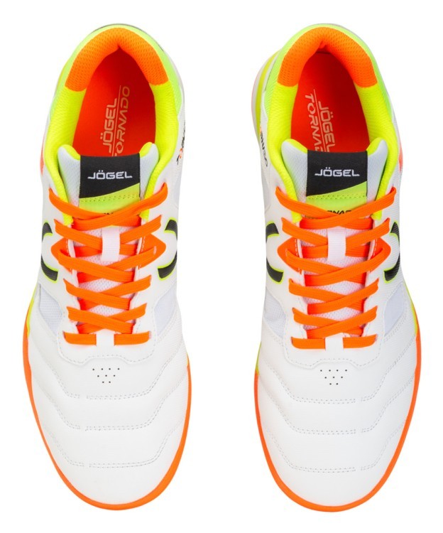 Бутсы зальные JÖGEL Tornado 2.0 White/orange (2112696) Бутсы зальные JÖGEL Tornado 2.0 White/orange (2112696)