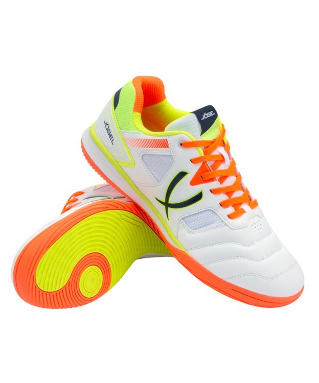 Бутсы зальные JÖGEL Tornado 2.0 White/orange (2112696) Бутсы зальные JÖGEL Tornado 2.0 White/orange (2112696)