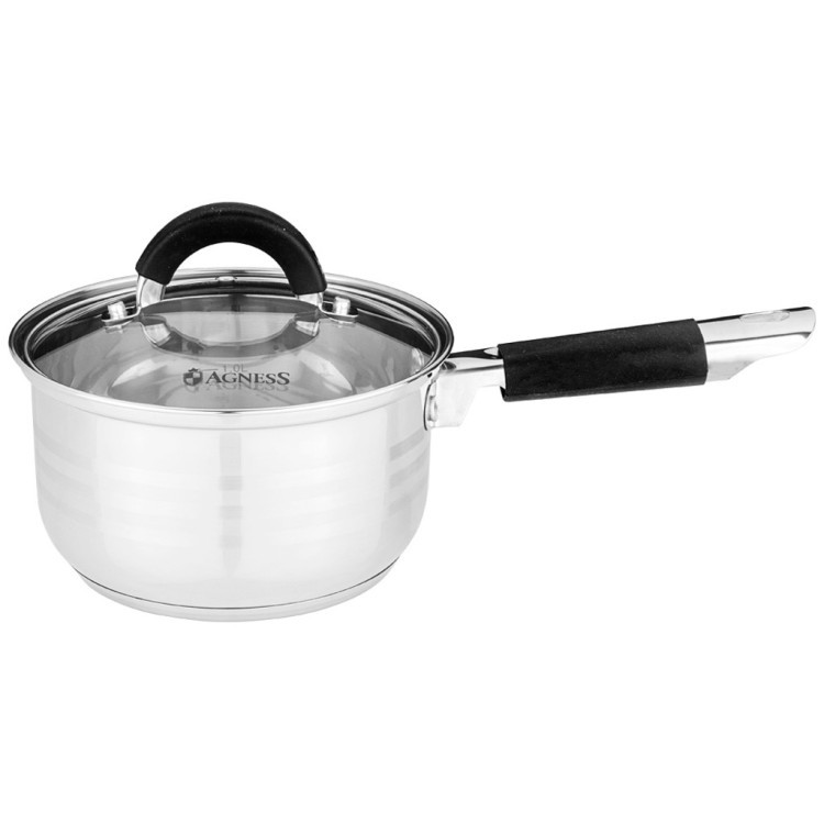 Ковш agness со стекл.крышкой серия classic 1,7 л. 16*9,5 см Agness (937-415) Ковш agness со стекл.крышкой серия classic 1,7 л. 16*9,5 см Agness (937-415)