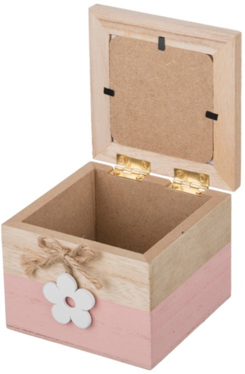 Шкатулка розовая коллекция "весенний винтаж" 10*10,5*8 см Polite Crafts&gifts (222-634) 