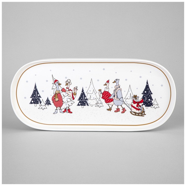 Блюдо овальное lefard "family christmas" 34 см Lefard (425-133)