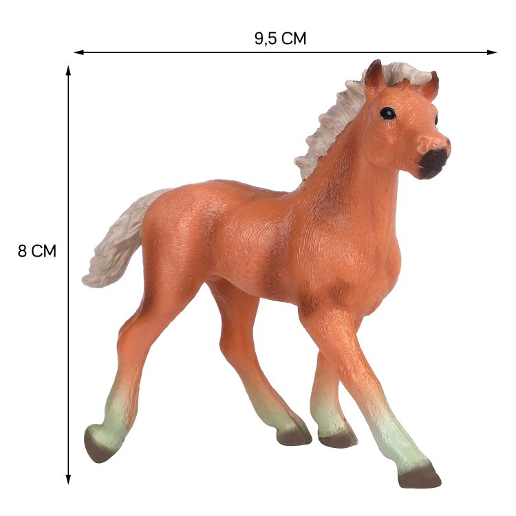 Фигурки животных серии "Мир лошадей": Лошадь и жеребенок, рейнджер, ограждение (набор из 5 предметов) (MM214-341)