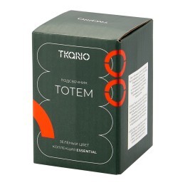 Подсвечник Тотем зеленого цвета из коллекции essential, D5,7х8,6 см (81026)
