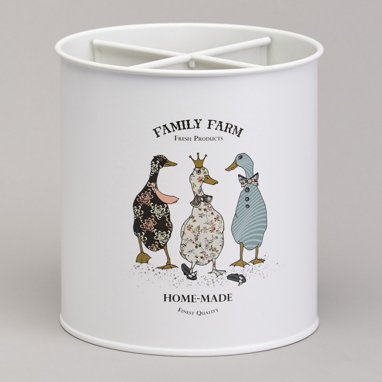 Подставка agness "family farm" под кухонные приборы 14*15 см (790-385) 