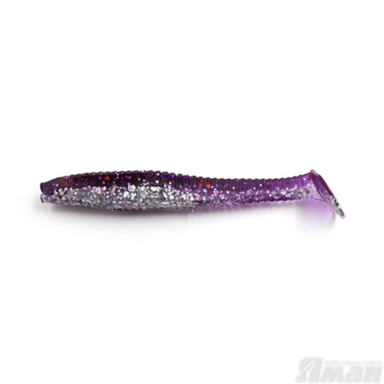 Виброхвост Yaman Flatter Shad, 5", цвет 19 - Silver Violet, 4 шт Y-FS5-19 (70582)