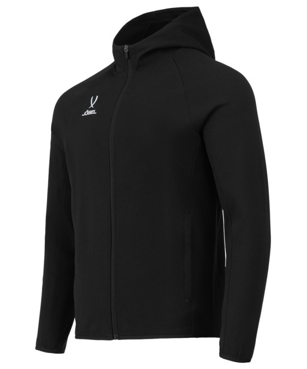 Худи на молнии JOGEL ESSENTIAL Athlete Hooded FZ Jacket, черный (2114045)