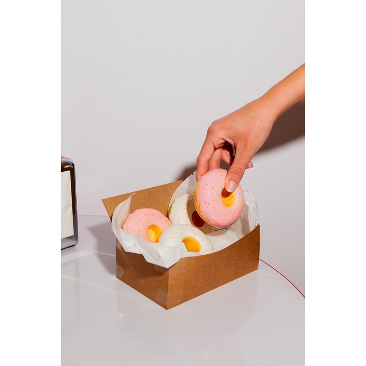 Подсвечник fast food, donut, D7 см, розовый (78950) Подсвечник fast food, donut, D7 см, розовый (78950)