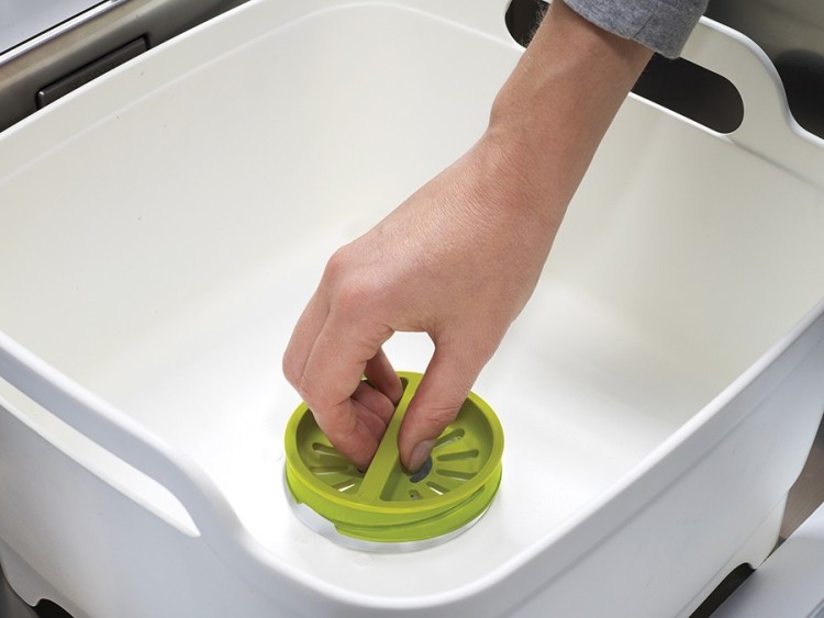 Контейнер для мытья посуды wash&drain™ зеленый (49238)