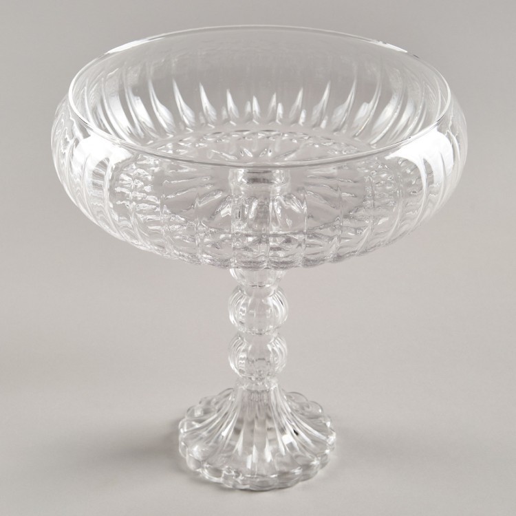 Блюдо на ножке, 24х24,5 см Alegre Glass (337-102)