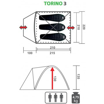 Палатка Premier Fishing Torino-3 (75031) Палатка Premier Fishing Torino-3 (75031)