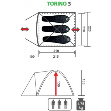 Палатка Premier Fishing Torino-3 (75031)