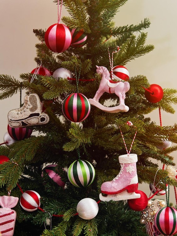 Набор ёлочных украшений pink fairytale из коллекции new year essential, 4 шт. (79338)