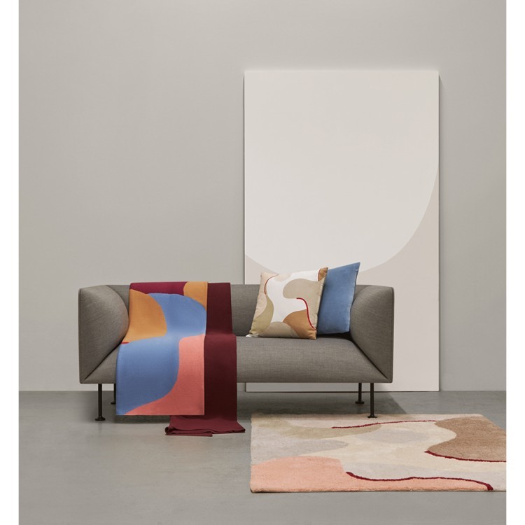 Плед из хлопка с авторским принтом из коллекции freak fruit, 130х180 см (69741)