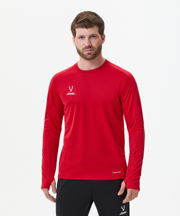 Джемпер тренировочный JÖGEL DIVISION PerFormDRY Pro Training Top, красный (2115992) Джемпер тренировочный JÖGEL DIVISION PerFormDRY Pro Training Top, красный (2115992)