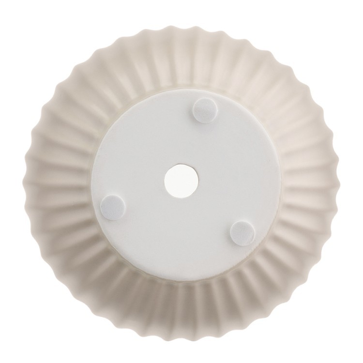 Горшок цветочный кремового цвета из коллекции edge, 1,2л (74530)