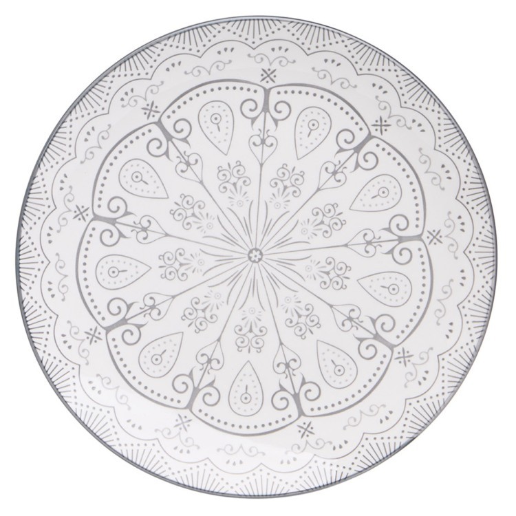 Набор тарелок обеденных bronco "dreams" из 4 шт. диаметр=27 см Bronco (582-123-1)