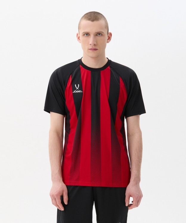 Футболка игровая JÖGEL CAMP Striped Jersey, красный/черный (1745181) Футболка игровая JÖGEL CAMP Striped Jersey, красный/черный (1745181)