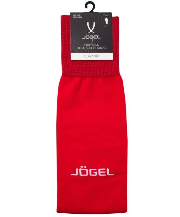 Гольфы футбольные JÖGEL CAMP BASIC SLEEVE SOCKS, красный/белый (2076857)