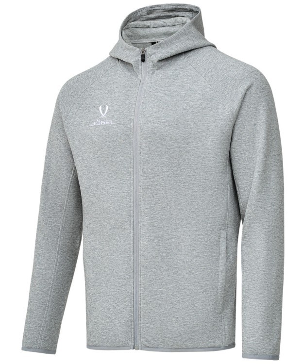 Худи на молнии JÖGEL ESSENTIAL Athlete Hooded FZ Jacket, серый (2130826)