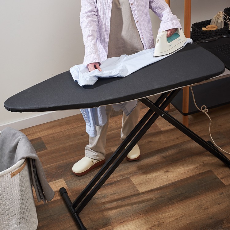 Доска гладильная напольная smart iron, 123х44 см, графит (78794)