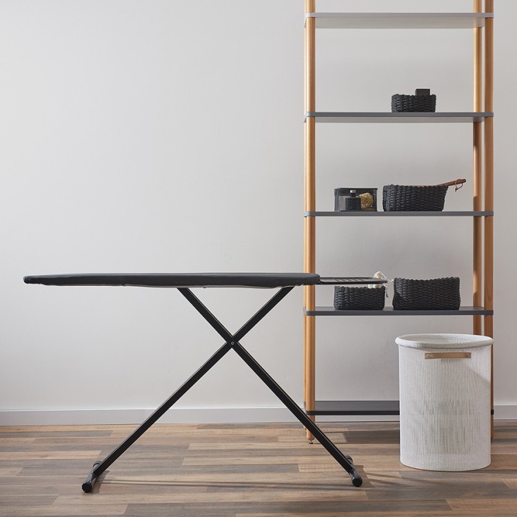 Доска гладильная напольная smart iron, 123х44 см, графит (78794)