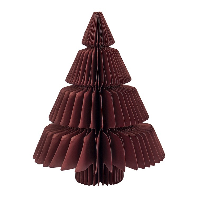 Декор новогодний honeycomb tree бордового цвета из коллекции new year essential (76740) Декор новогодний honeycomb tree бордового цвета из коллекции new year essential (76740)