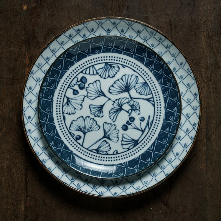 Тарелка 16716, 20,6 см, фарфор, blue/white, TOKYO DESIGN