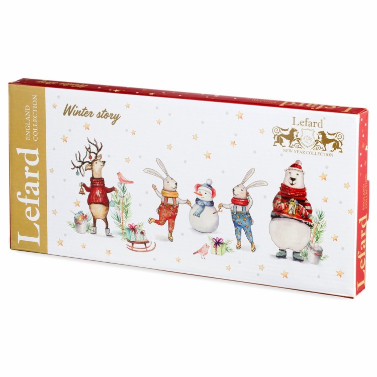 Блюдо овальное lefard "winter story" 34*14,5 см Lefard (425-275)