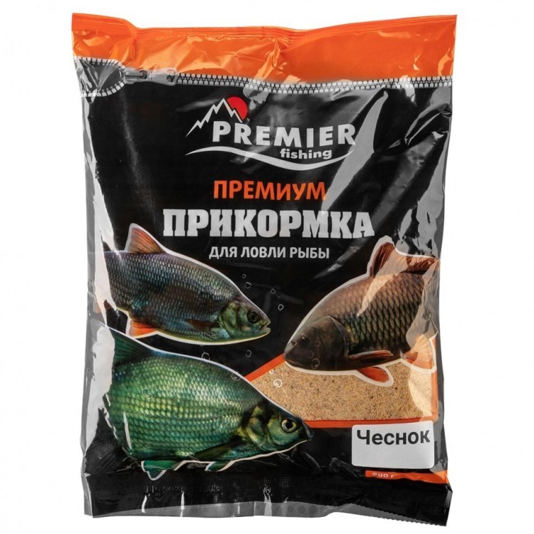 Прикормка Premier Fishing Премиум Чеснок 900г PR-P-G (76349)