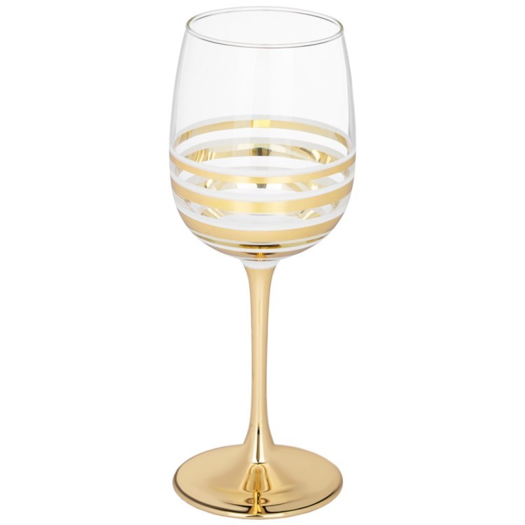 Набор из 6-ти фужеров для вина "line gold", 420 мл Lefard (194-832)