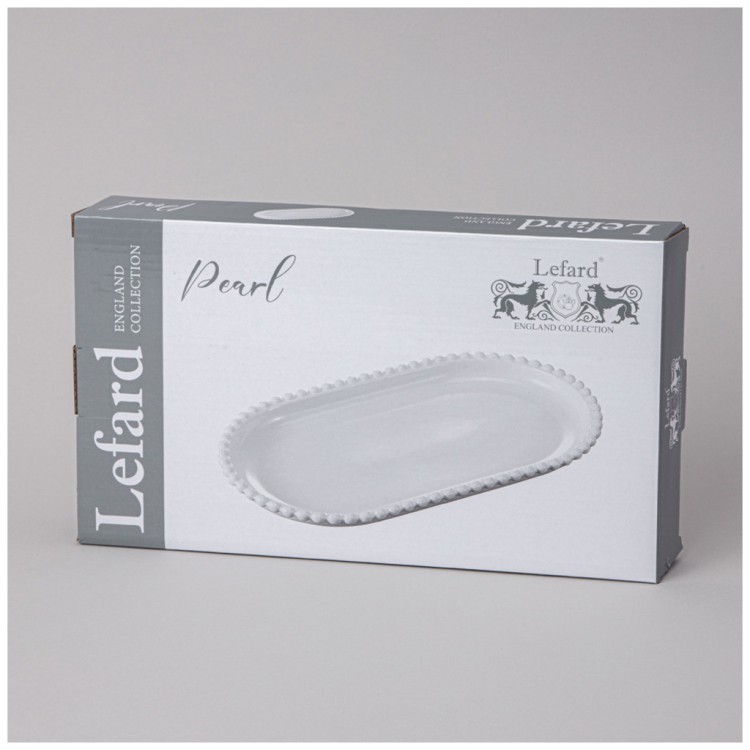 Блюдо овальное lefard "pearl" 31*17,5*3 см Lefard (761-106)