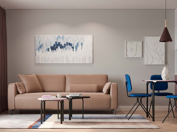 Панно декоративное с эффектом 3d minimalism, с белой рамой, 40х40 см (77478)