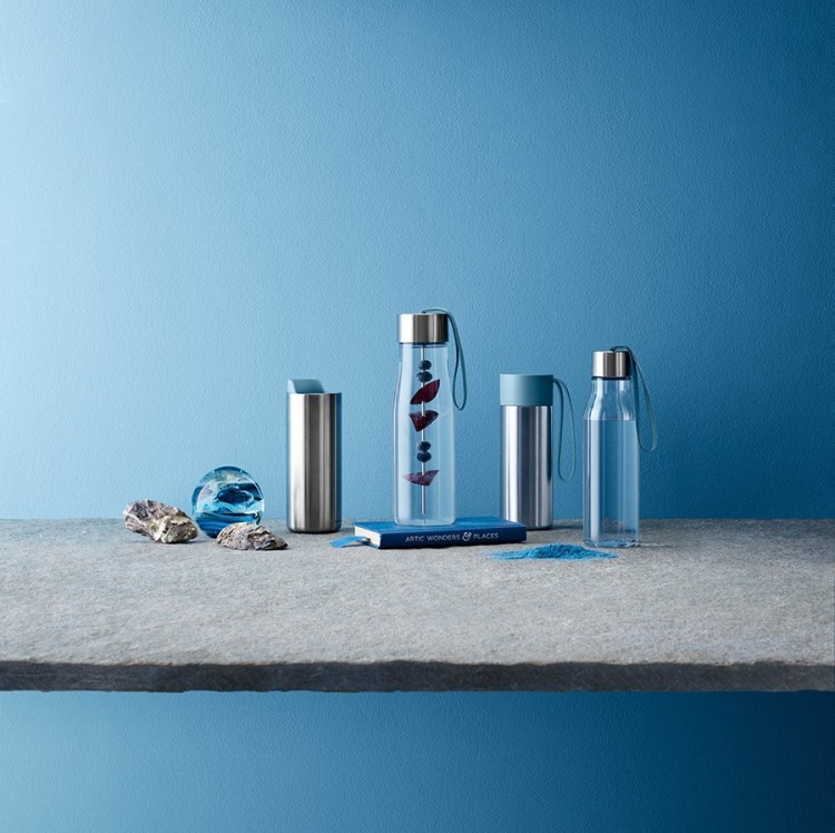 Бутылка для воды myflavour 750 мл светло-синяя (61043)