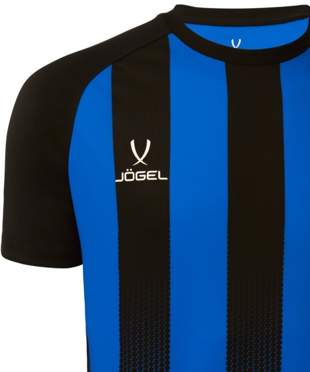 Футболка игровая JÖGEL CAMP Striped Jersey, синий/черный, детский (1745240)